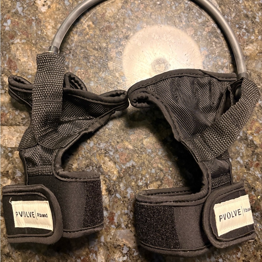 PVOLVE Black Resistance Handle Straps